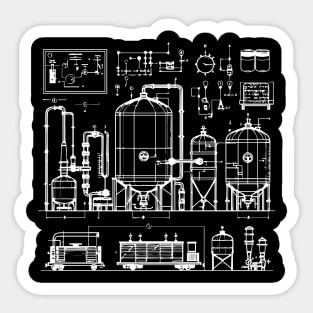 brewery process Sticker